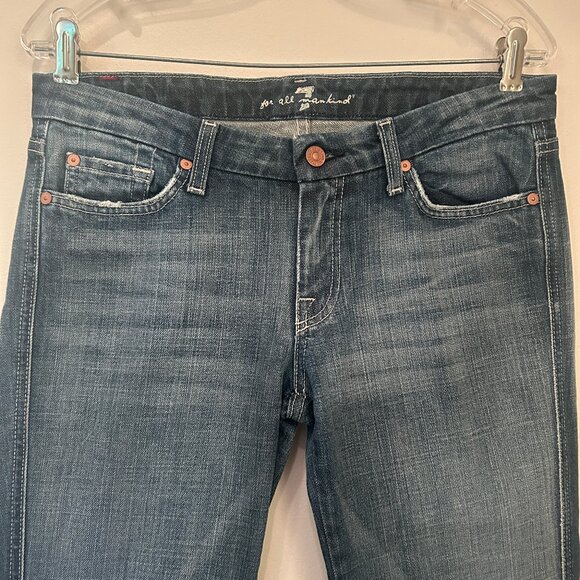 7 for All Mankind Kate straight leg jeans sz 29 - Picture 4 of 12